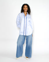 Chemise brodee poches momoni