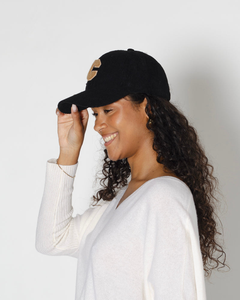 Casquette velours pop philosophy