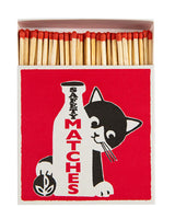 Boite allumettes milk bottle cat