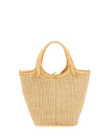 Sac raphia cuir petit mod campomaggi