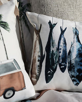 Linge De Maison PODEVACHE - Coussin sardines 40/60 podevache
