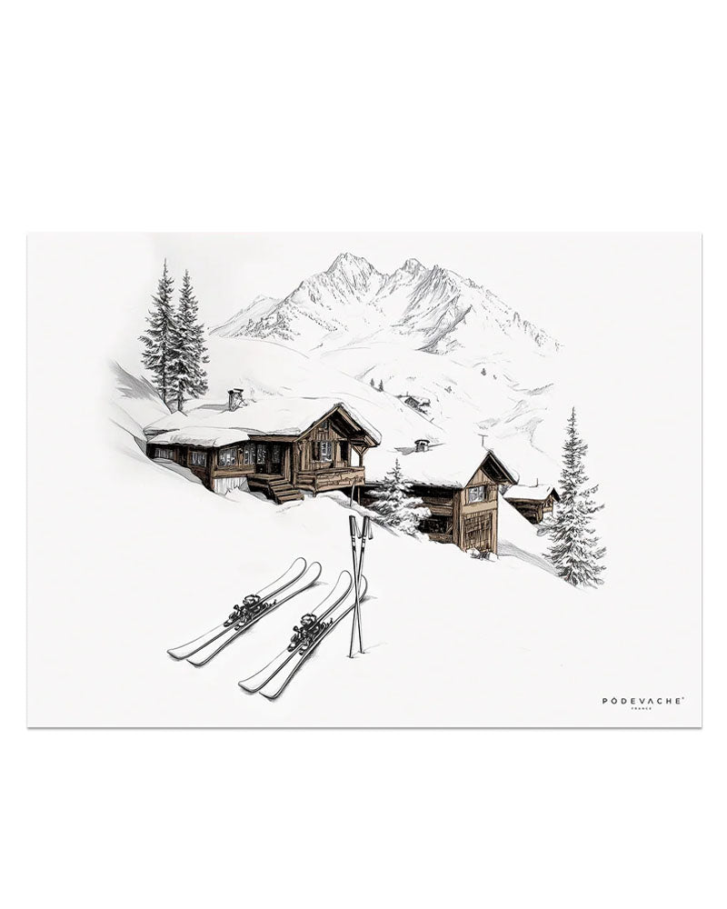 Set de table chalets