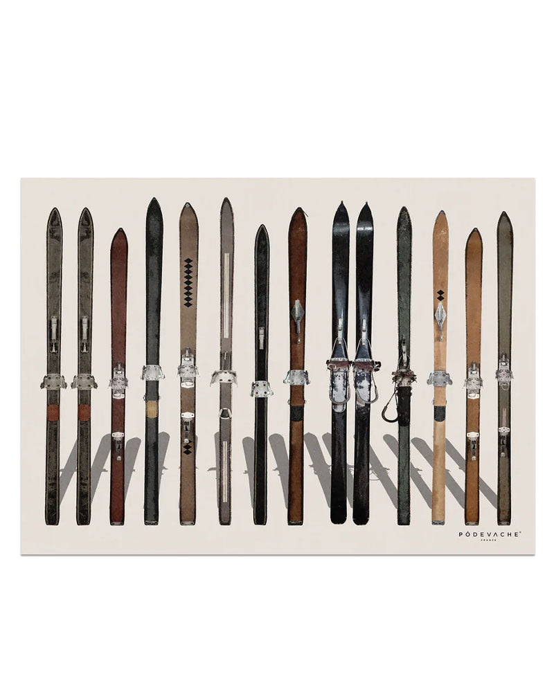 Set de table skis