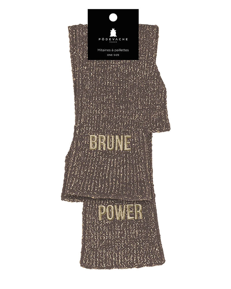 Mitaines brune power