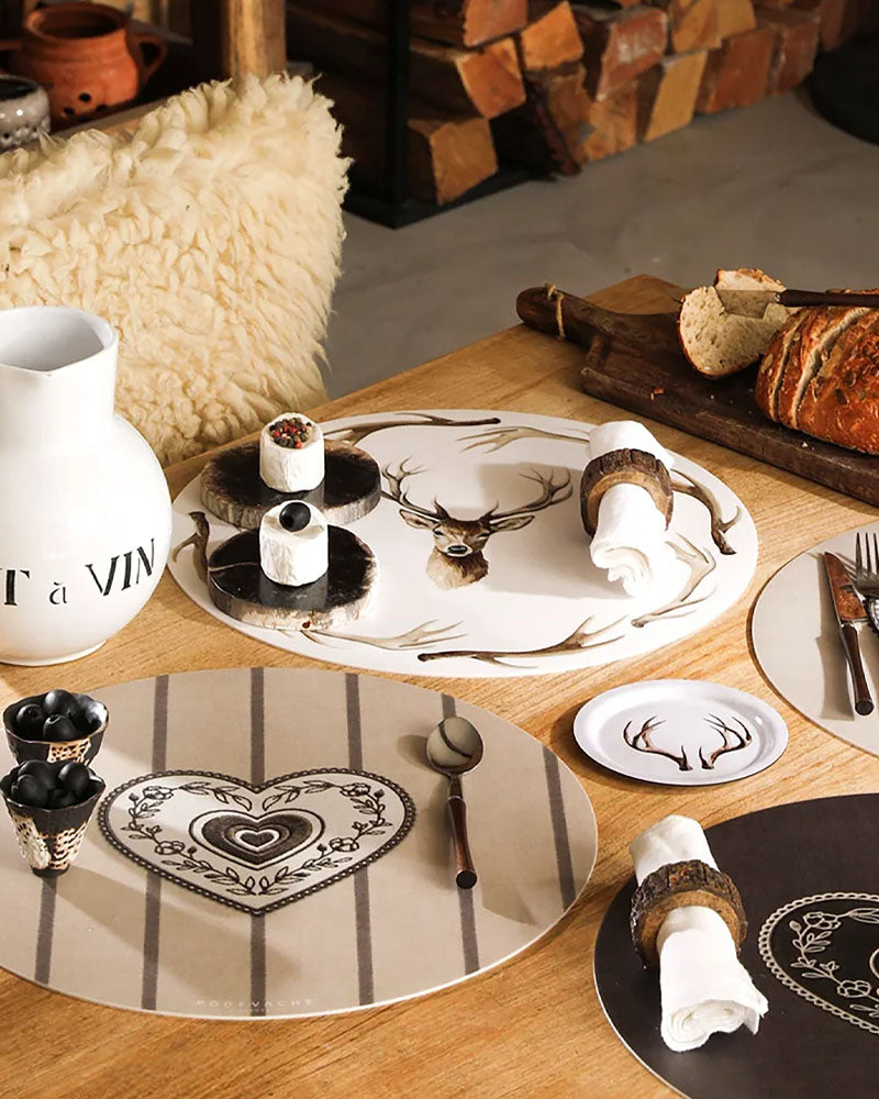Set de table coeur