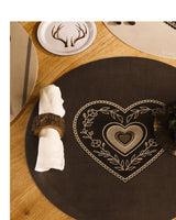 Set de table coeur