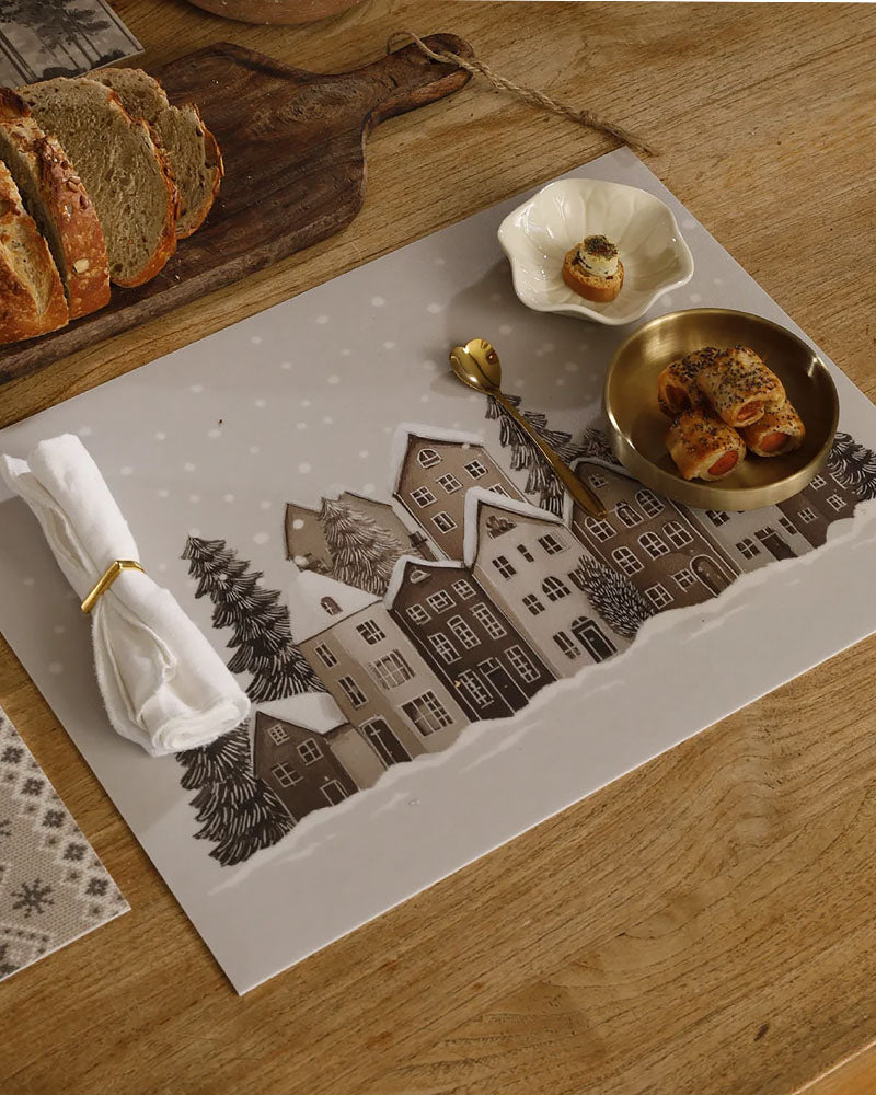 Set de table chalets