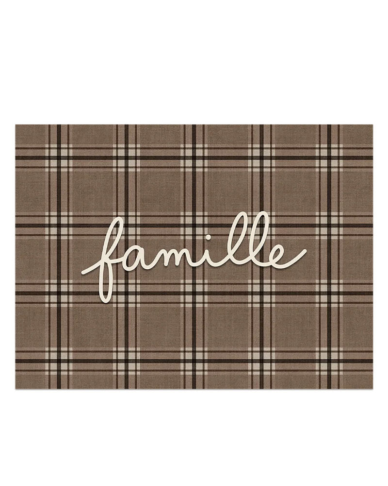 Set de table famille