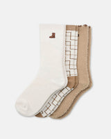 Lot 3 chaussettes crew