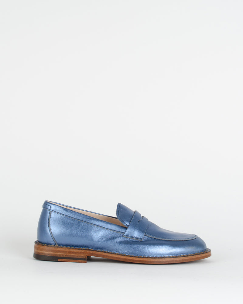 Mocassin cuir lame pantanetti women
