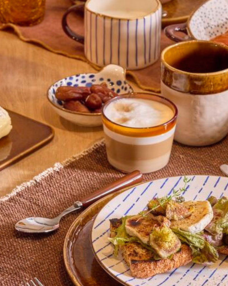 Arts de la table POMAX - Set de4 assiettes apero anafi pomax