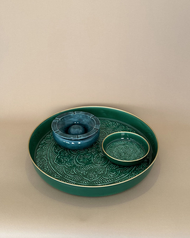Plateau rond bazar de luxe