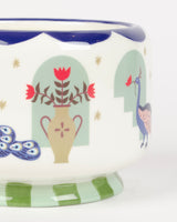 Bougie peacock ceramic