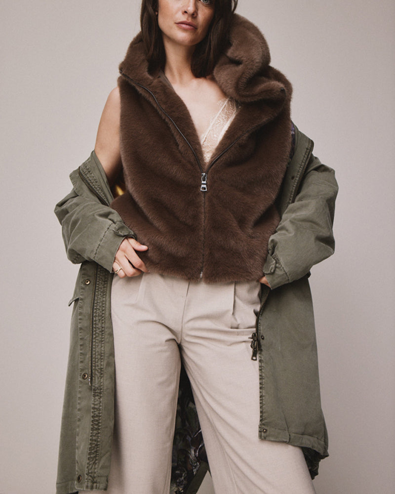Gilet blonde n8