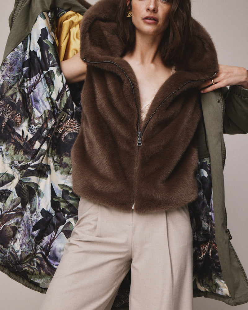 Gilet blonde n8