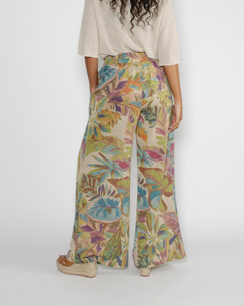 Pantalon print momoni