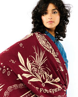 Foulard 130x130 wild