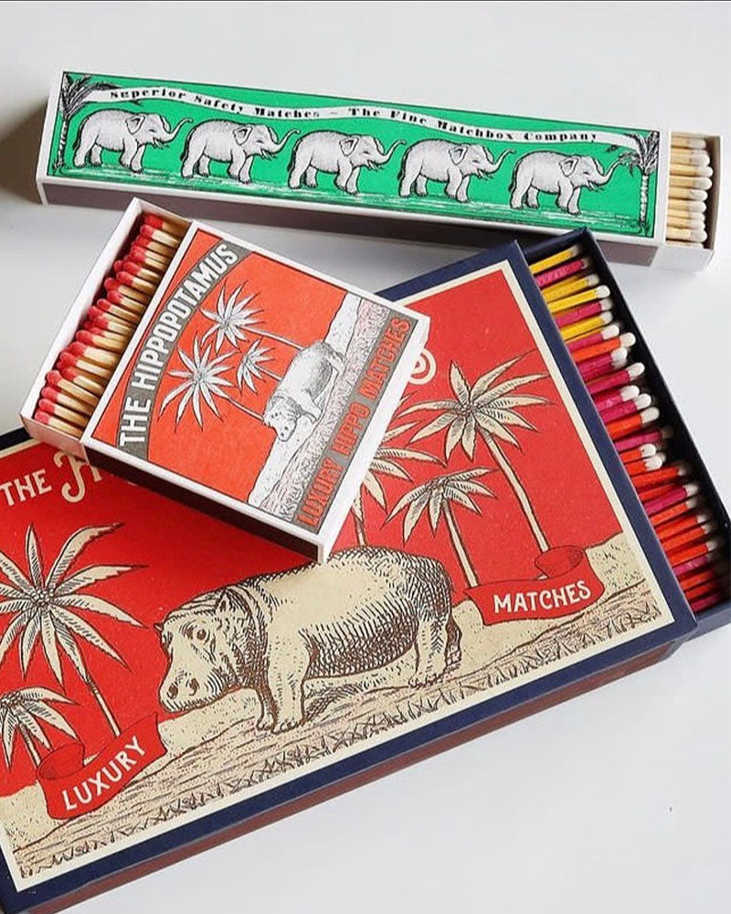 Boite allumettes hippopotamus archivist