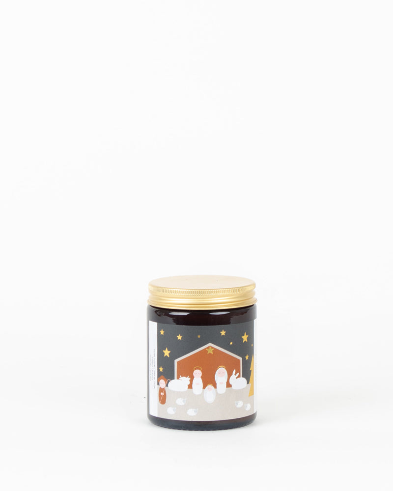 Bougies FARIBOLES - Bougie creche de noel 140g fariboles
