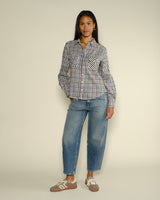 Chemise pressions carreaux start with gratitude
