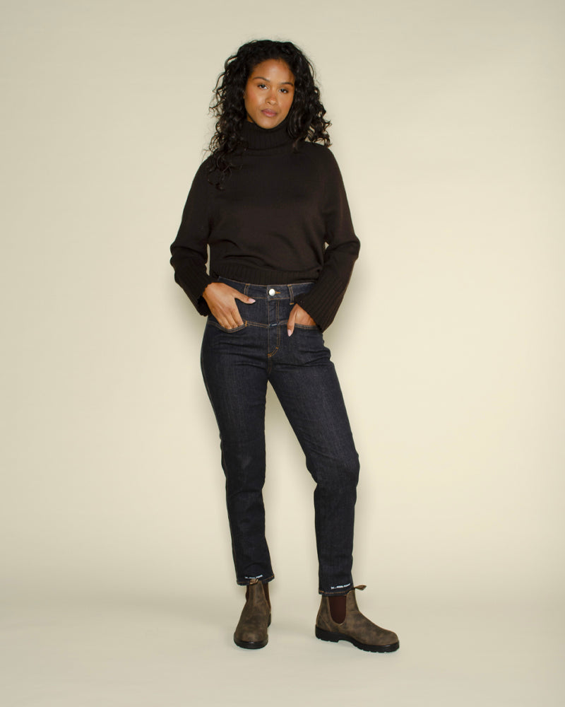 Jean pedal closed women