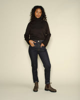 Jean pedal closed women