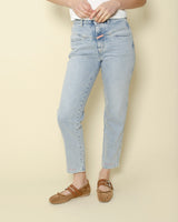 Jean pedal pusher closed women