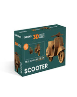 Puzzle scooter cartonic