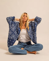 Veste kimono bandana aokyanos