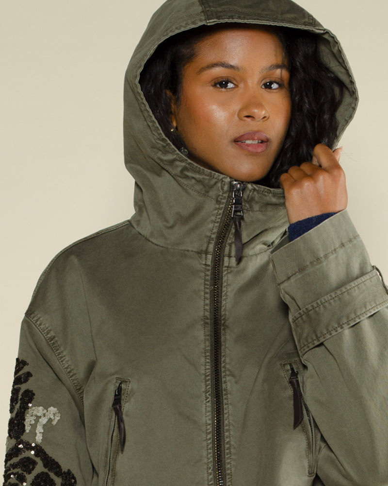 Parka blonde n8