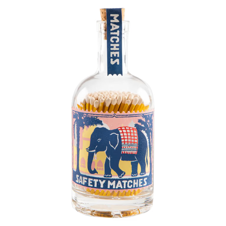 Bouteille allumettes elephant
