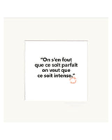 Affiche on s'en fou 22x22