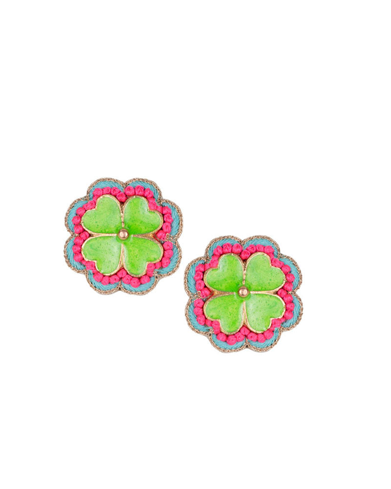Boucles d'oreilles NAHUA - Boucles d'oreilles a clip nahua