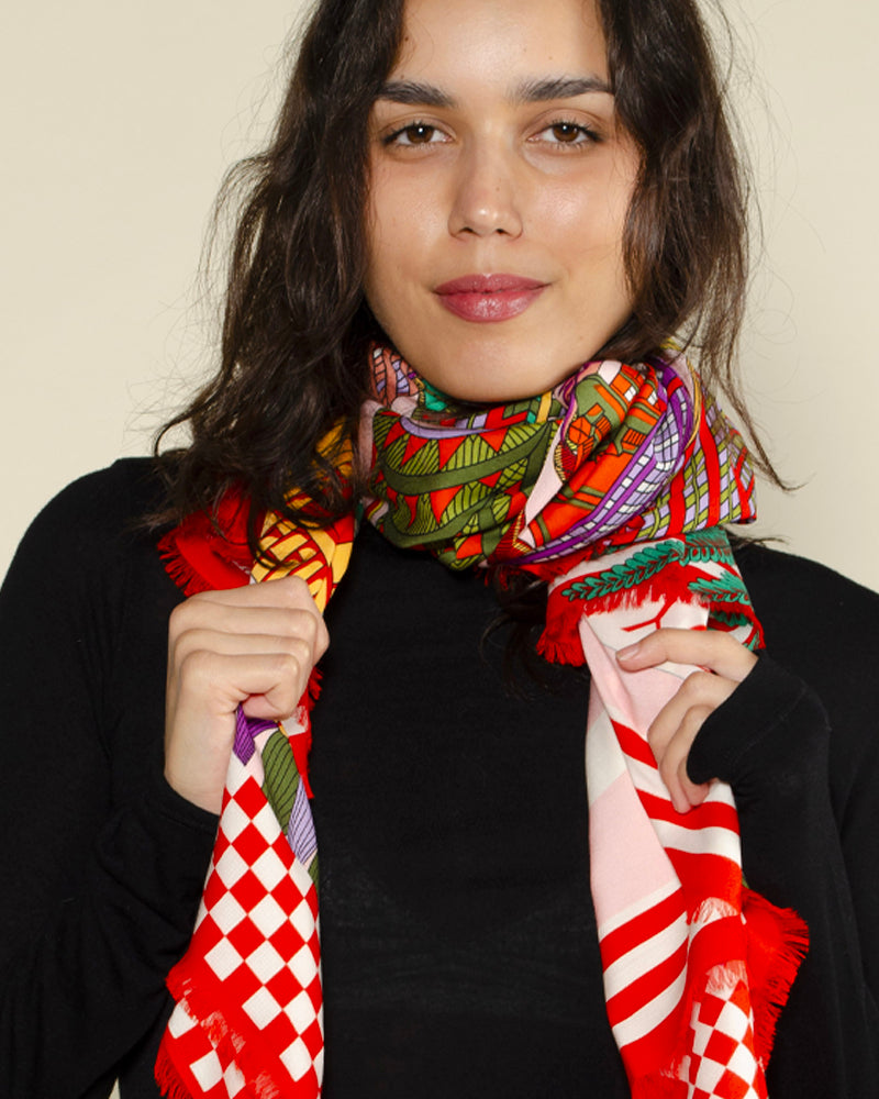 Foulard new york into the wild