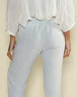 Pantalons DIEGA - Pantalon lin raye diega
