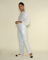Pantalons DIEGA - Pantalon lin raye diega