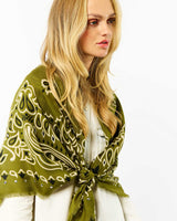 Foulard 130x130 wild