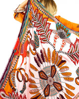 Foulard 130x130 wild