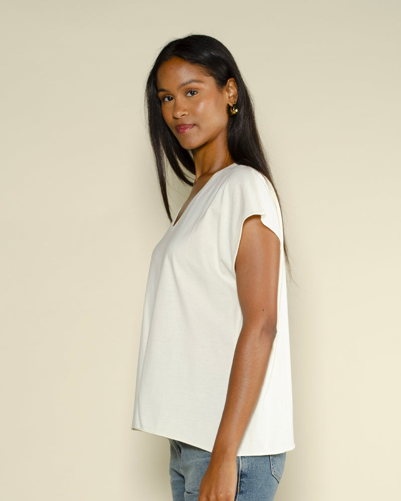 T-shirt col v suny
