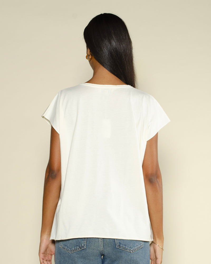 T-shirt col v suny