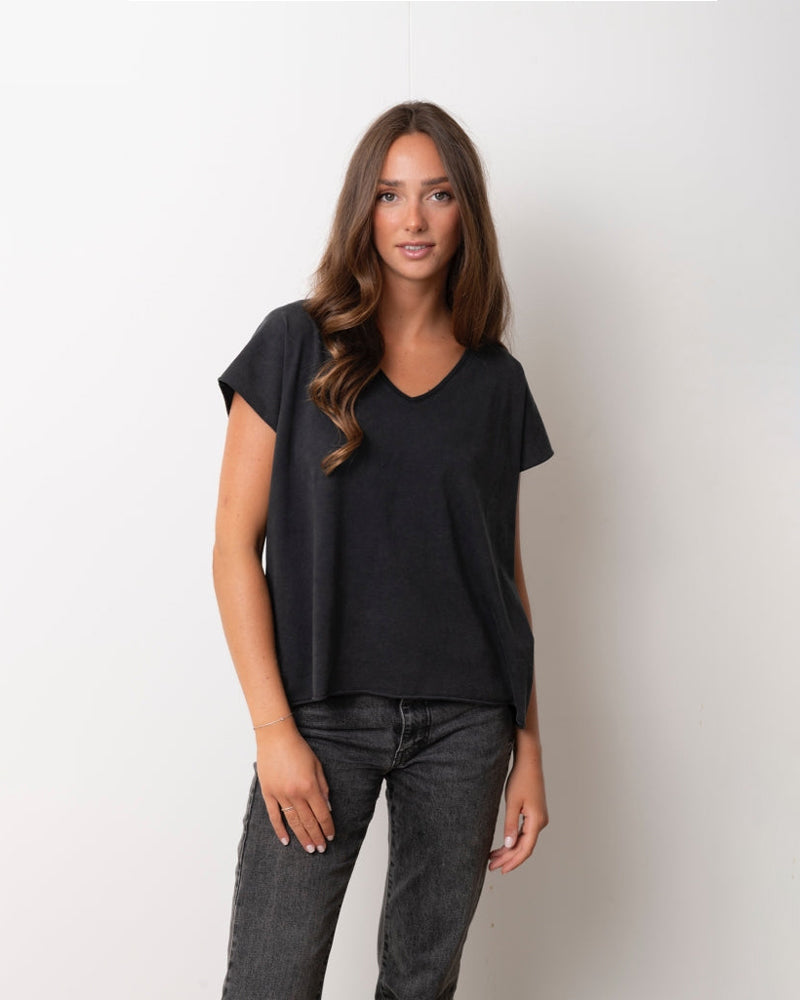T-shirt col v suny