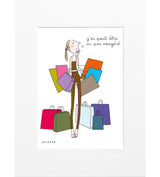 Affiche shopping 30x40