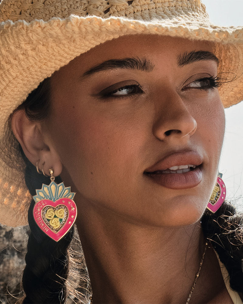 Boucles d'oreilles nahua