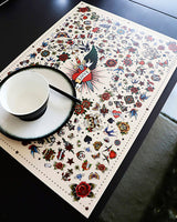 Arts de la table PODEVACHE - Set de table tatoos podevache