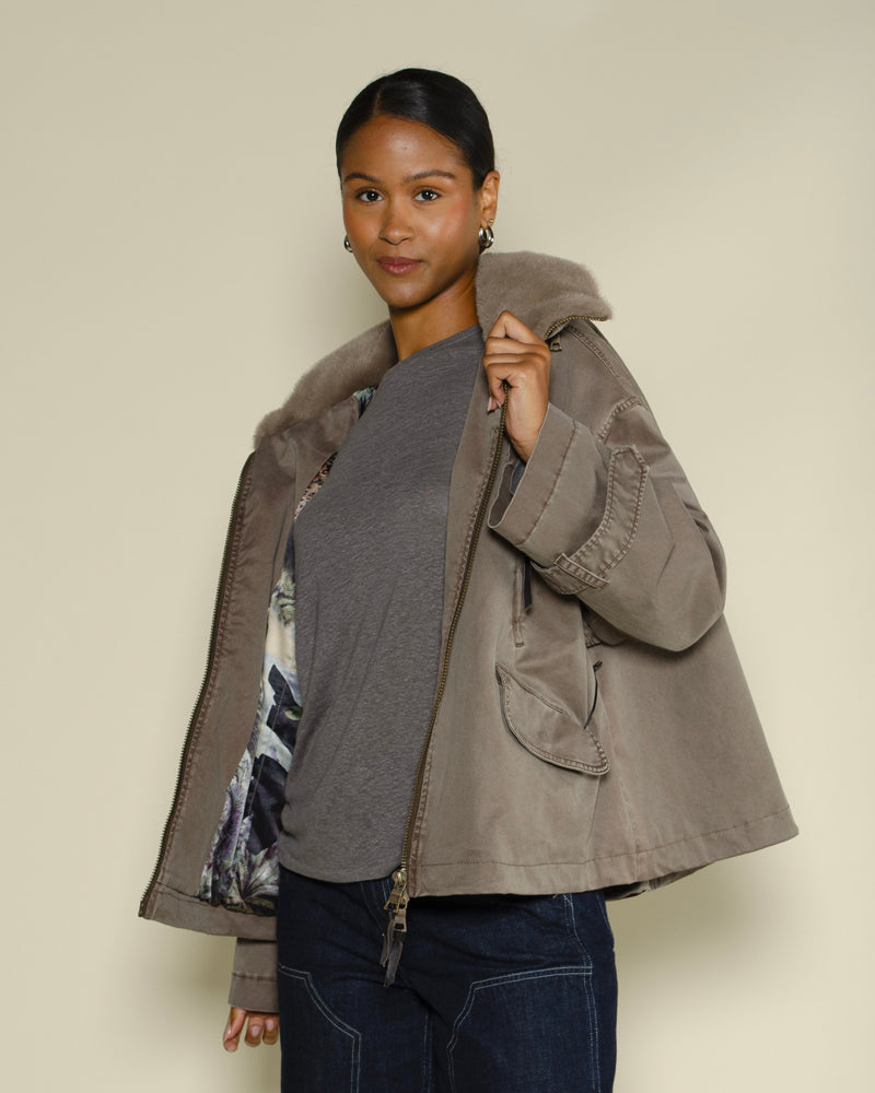 Parka blonde n8
