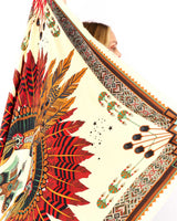 Foulard 130x130 wild