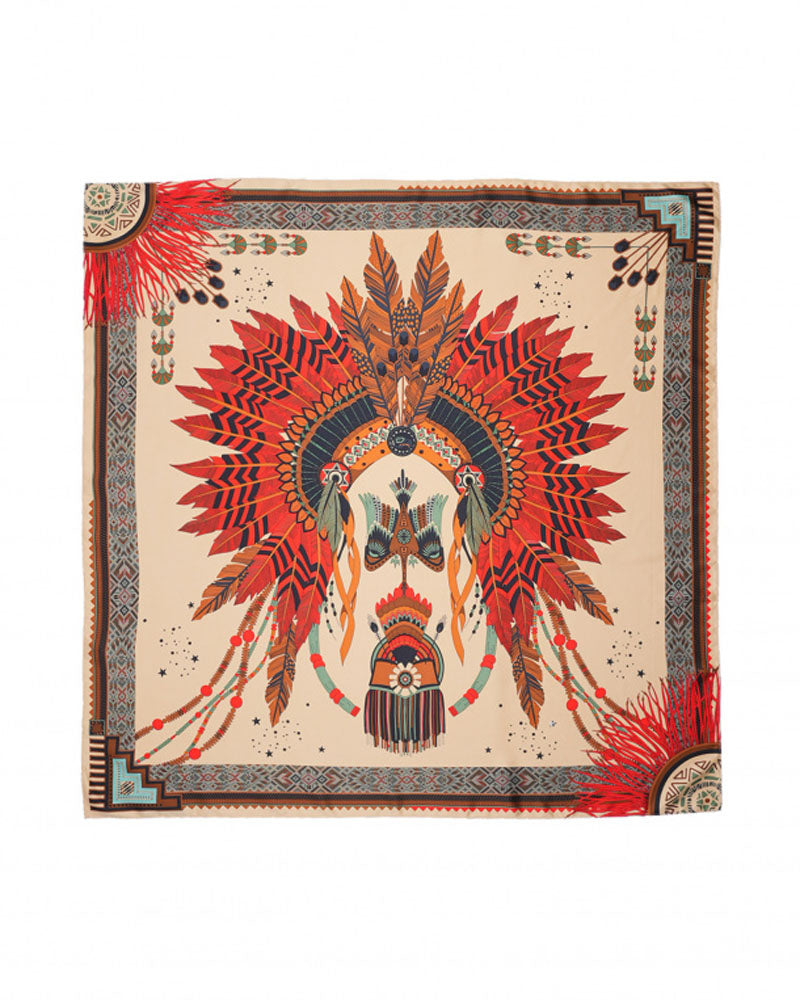 Foulard 90x90 wild