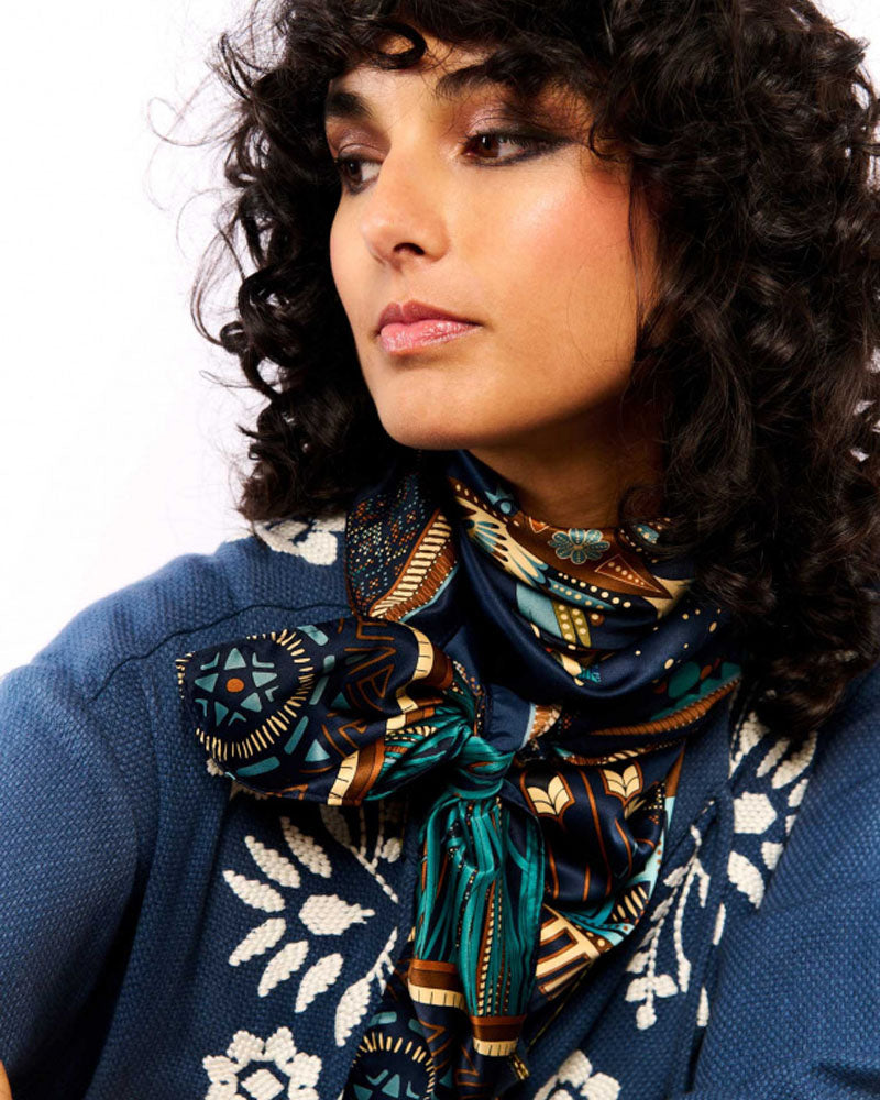 Foulard 90x90 wild