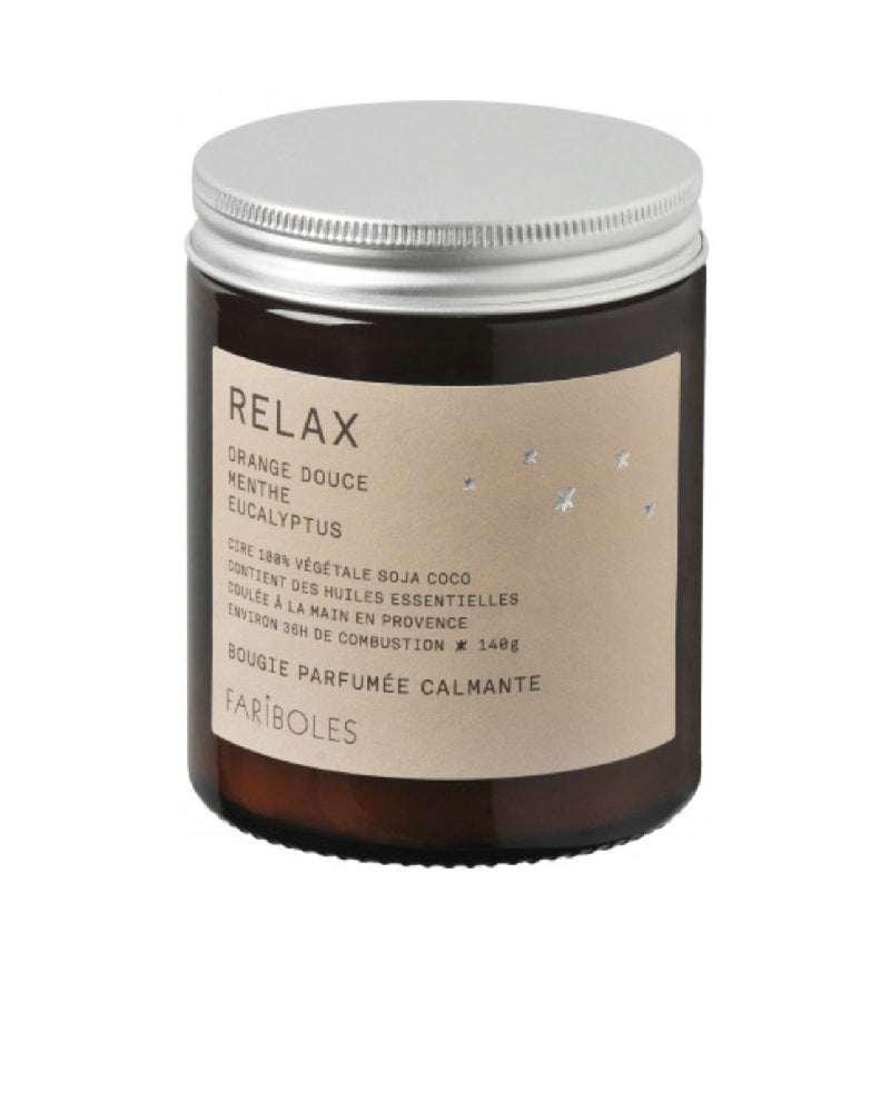 Bougie relax 140g fariboles