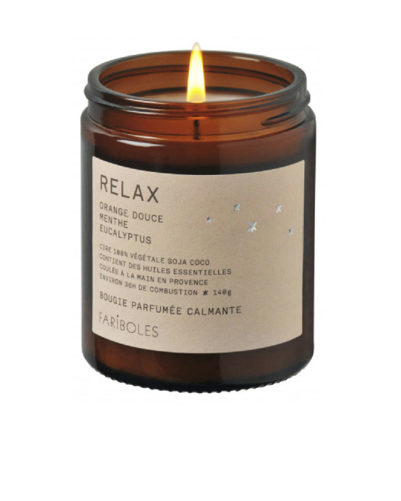 Bougie relax 140g fariboles